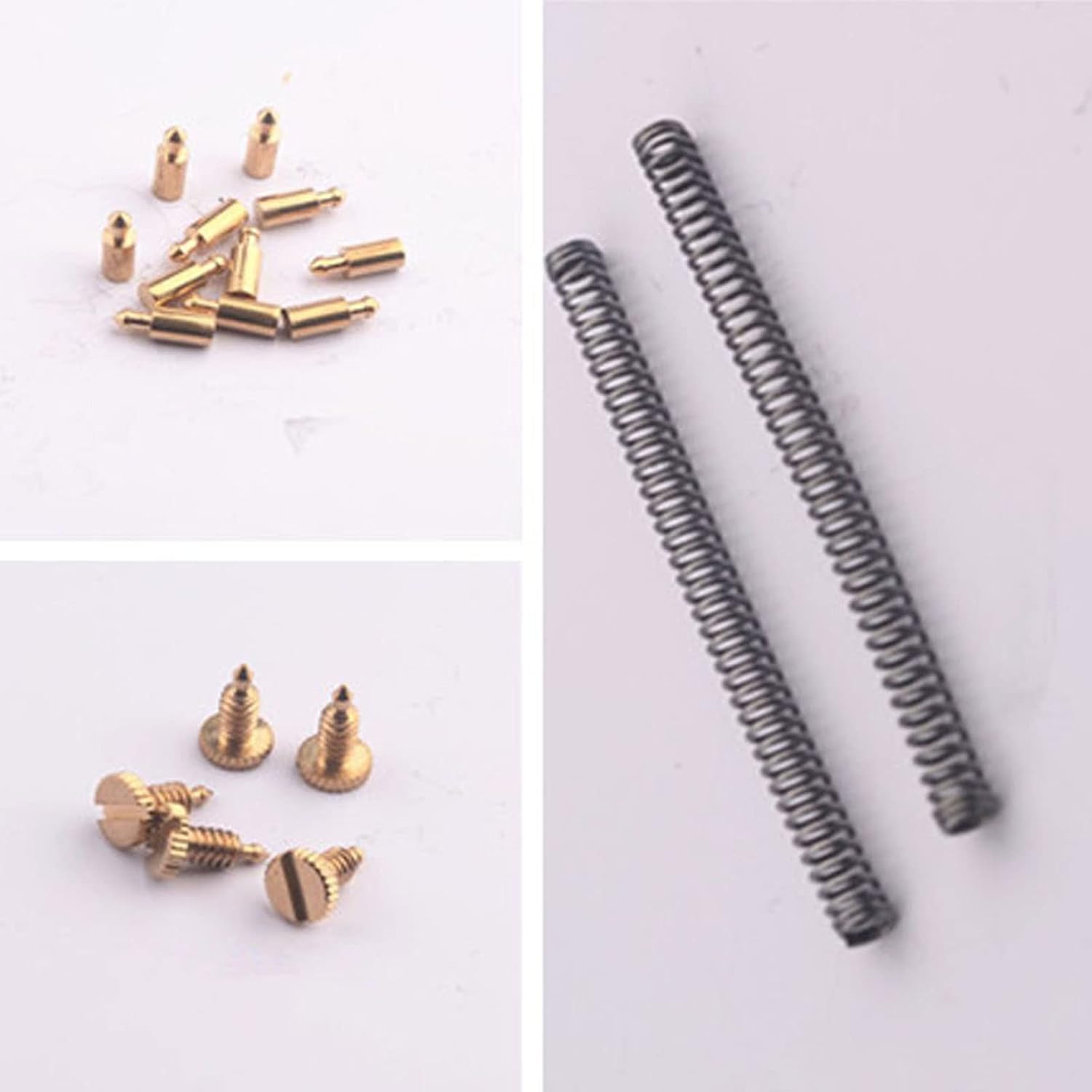 OLDENDO Kit de reparación de repuesto para encendedor Flints Tornillo Primavera Placa Base Accesorios para encendedor 4 piezas (Longitud 49 mm1.93