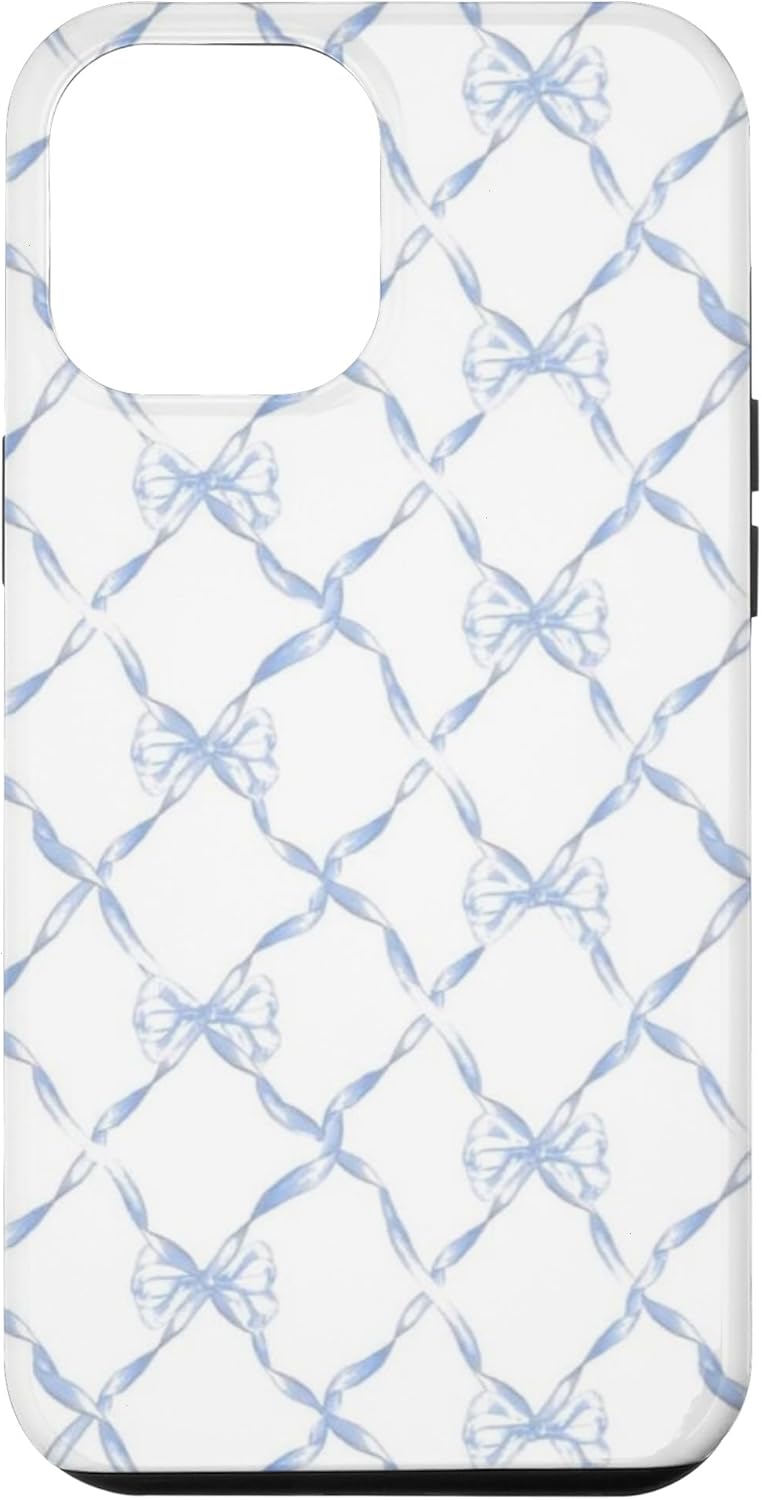 Funda con lazos azules para iPhone 12 Pro Max