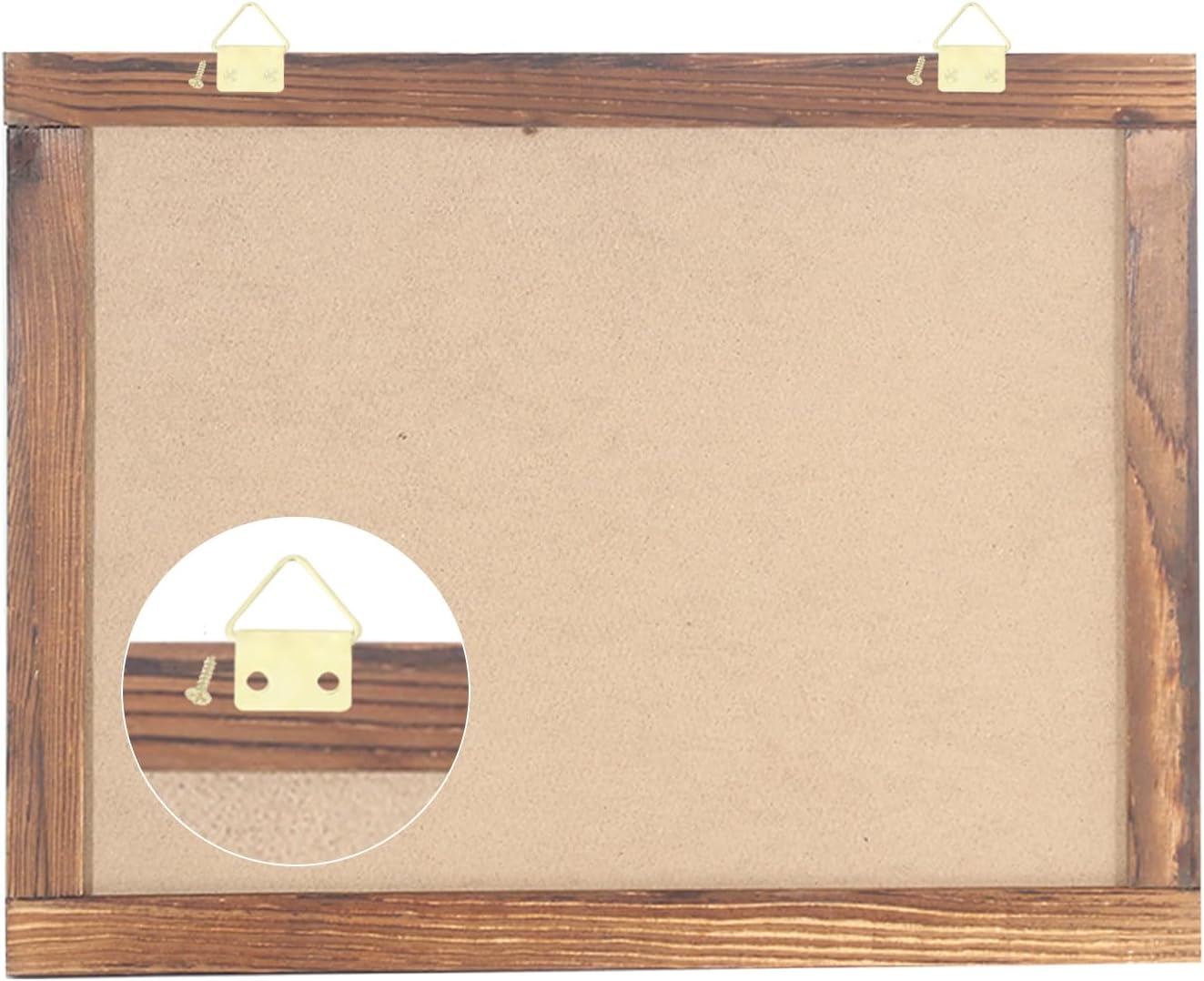 Pizarra magnética pequeña para pared con marco de madera rústica, pizarra decorativa para niños, pizarra colgante para el hogar, oficina,