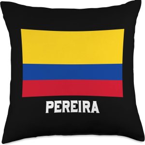 Pereira Colombia Emblem Escudo Bandera Crest – Almohada (18 x 18 pulgadas), multicolor Pereira Colombia Emblem Escudo Bandera Crest – Almohada (18 x 18 pulgadas), multicolor