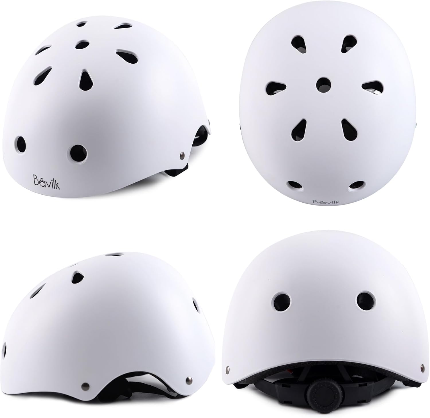Casco de bicicleta para niños y niñas, casco multideportivo para monopatín, patinaje en línea, patinaje en línea, monopatín, 3 tamaños
