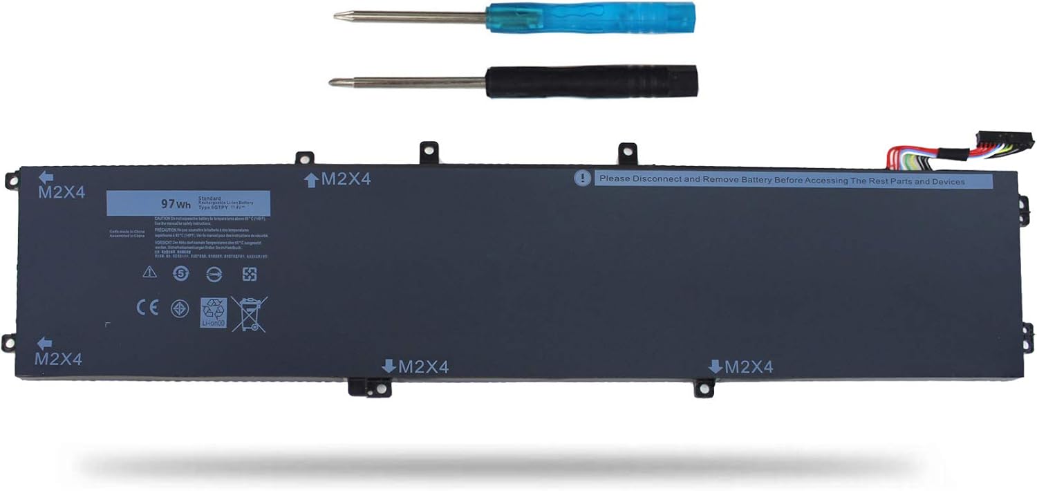 Vinpera Batería de 97 Wh 6GTPY para Dell XPS 15 7590 9550 9560 9570 Precision 5510 5520 5530 5540 M5510 M5520 M5530 M5540 Series 4GVGH P56F P56F0 01