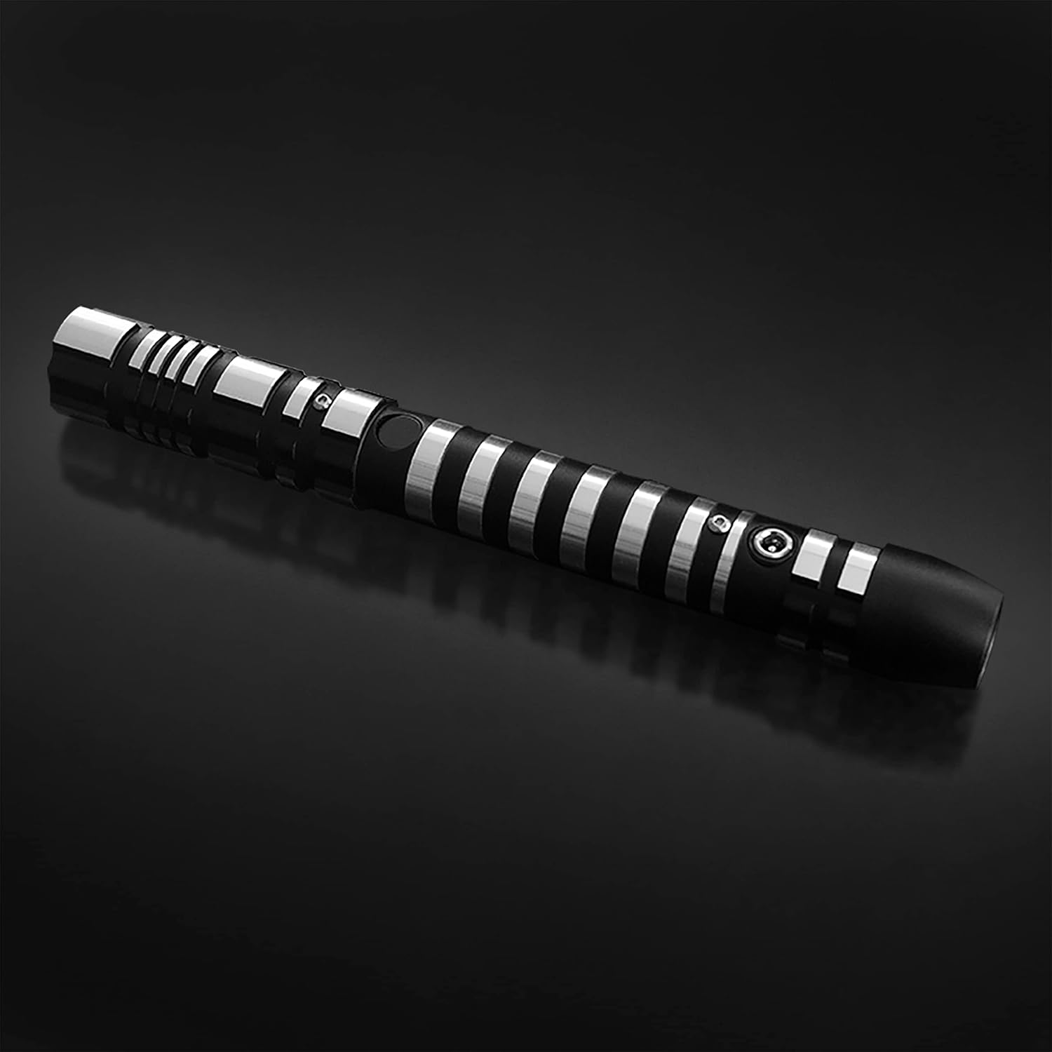 YDD Sable de luz LED de metal ligero de aluminio, Ghost Premium Force FX Black Series Light Ser para adultos aguanta duelos realmente fuertes.