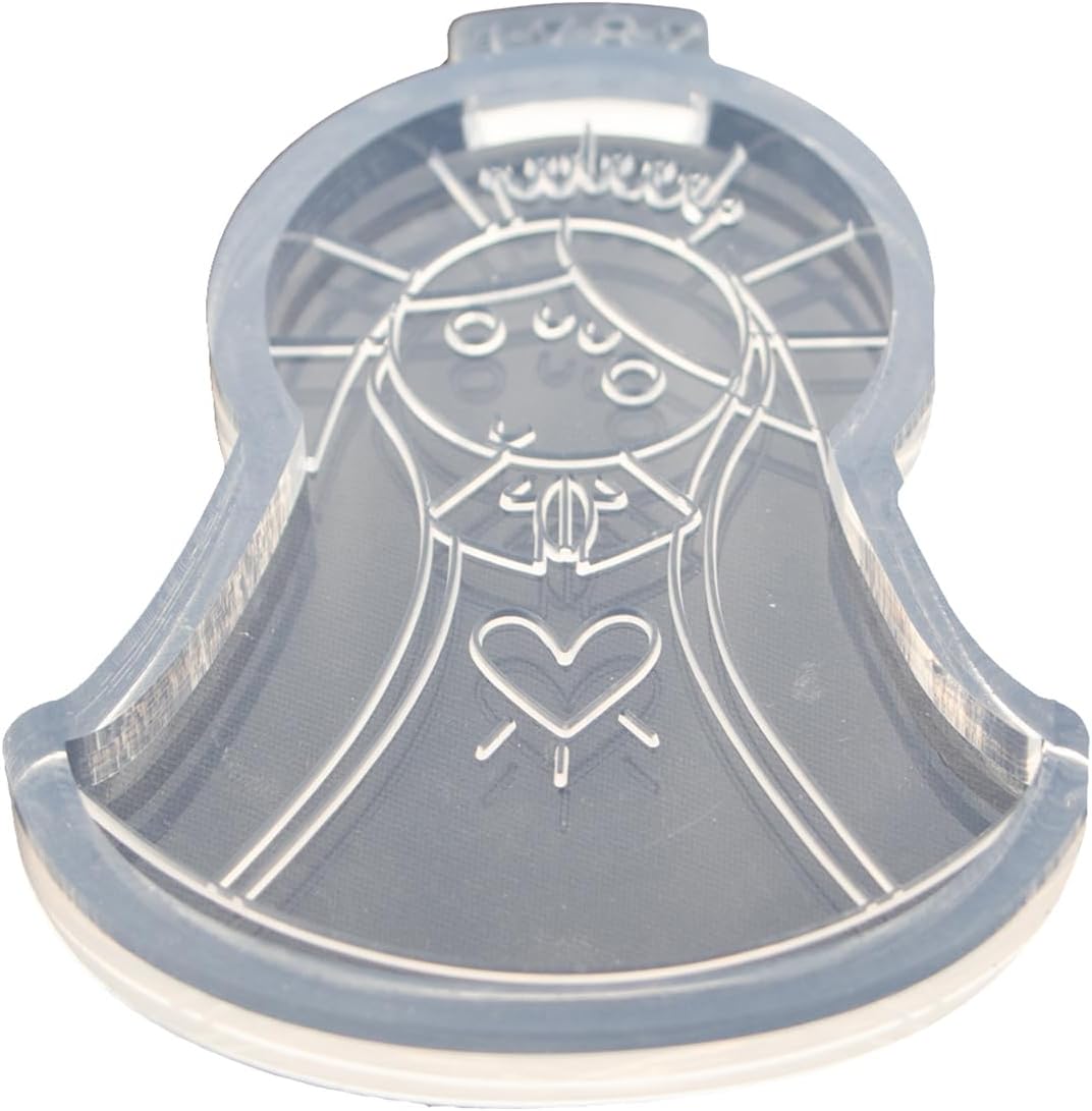 Molde de silicona para niña, molde de manualidades de resina epoxi, molde de pastel de chocolate, molde de caramelo para decoración de pasteles