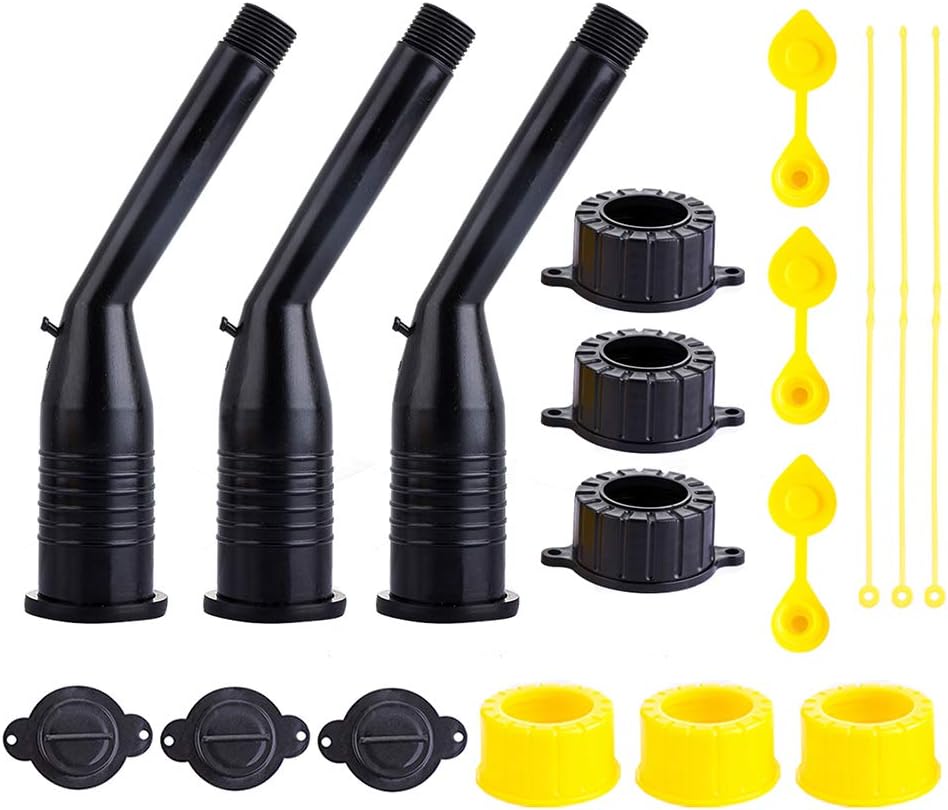 Kit de boquilla de repuesto de boquilla de ángulo mejorado con tapa de ventilación de filtro de acero inoxidable para jarras de agua de estilo