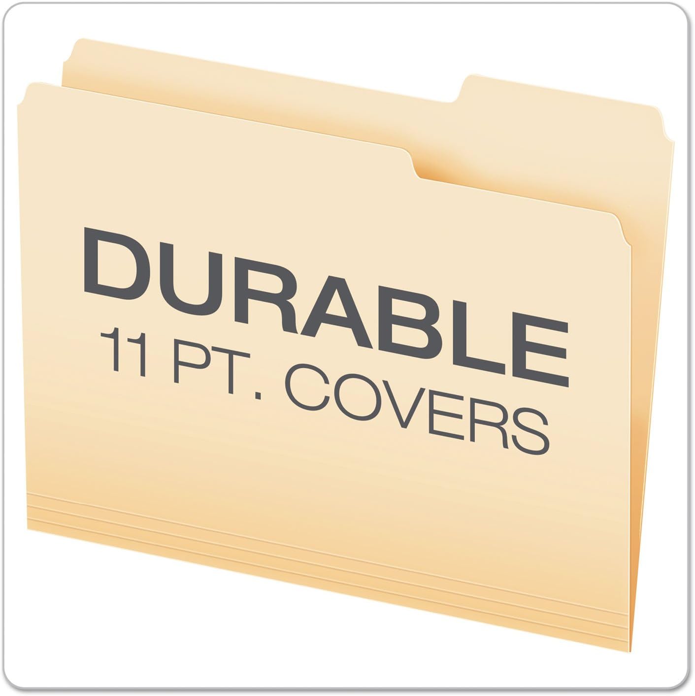 Pendaflex Essentials Carpetas para archivos, tamaño carta, Manila, 100 unidades por caja, Manila