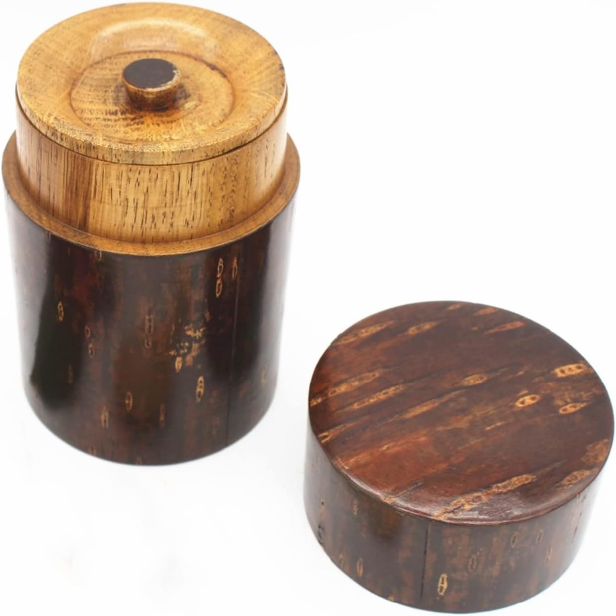 Recipiente de té hecho a mano, organizador de caja de té de azufaifo, contenedor de té, tarro vintage para almacenamiento