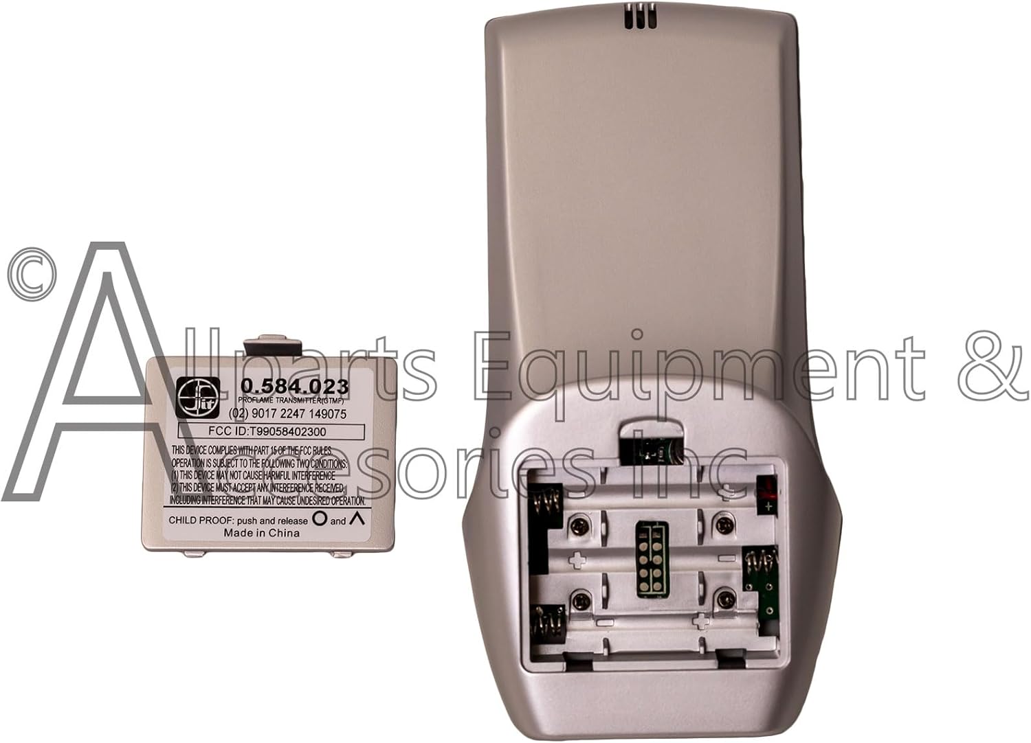 Sit 0.584.023 Proflame 1 Transmisor de plata Serie GTMF Termostato de mano con control remoto para chimenea – EncendidoApagadoAjuste de llama de