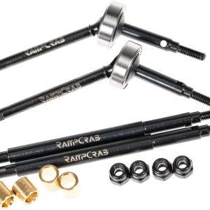 RampCrab Eje de transmisión CVD de acero duro delantero y trasero (+ 0.197 in de longitud) para TRX4M RC Crawler Car, 118 TRX4-M Unlimited Trail RampCrab Eje de transmisión CVD de acero duro delantero y trasero (+ 0.197 in de longitud) para TRX4M RC Crawler Car, 118 TRX4-M Unlimited Trail