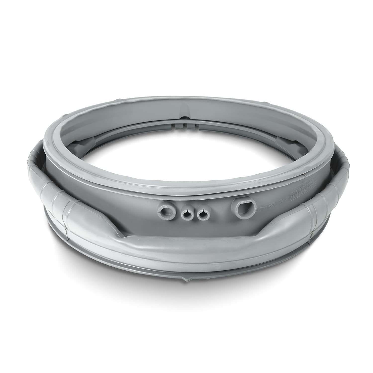 MDS47123619 Junta de puerta de lavadora compatible con lavadoras de carga frontal LG, gris, sello de puerta de arandela frontal, junta de goma de