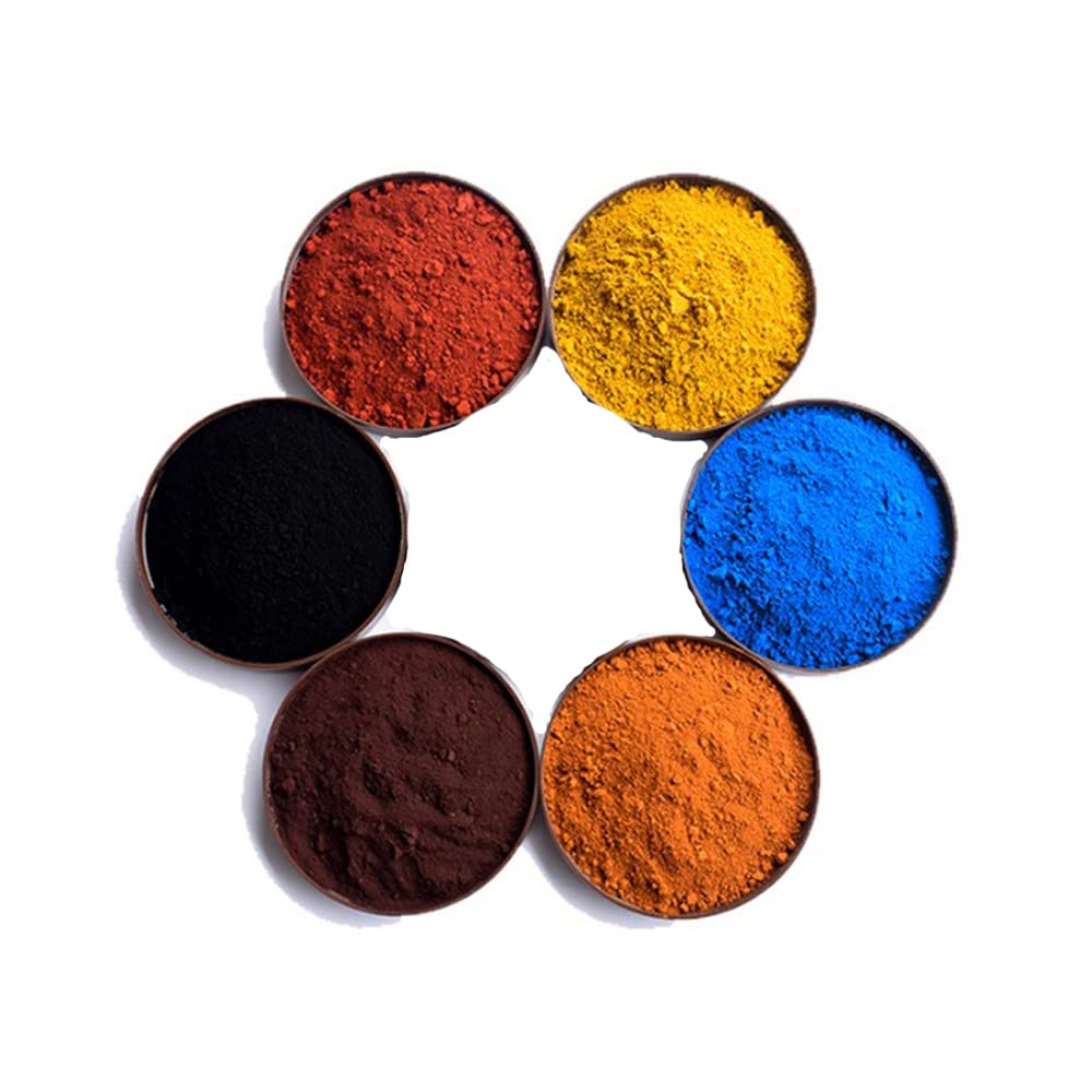 En varios colores óxido de hierro Polvo de óxido de hierro amarillo grado cosmético para cosméticos y jabón – 1.76 oz