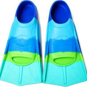 Aletas de natación para niños, aletas cortas de entrenamiento de natación para regazo, piscina, esnórquel para niños, niñas, niños y principiantes Aletas de natación para niños, aletas cortas de entrenamiento de natación para regazo, piscina, esnórquel para niños, niñas, niños y principiantes