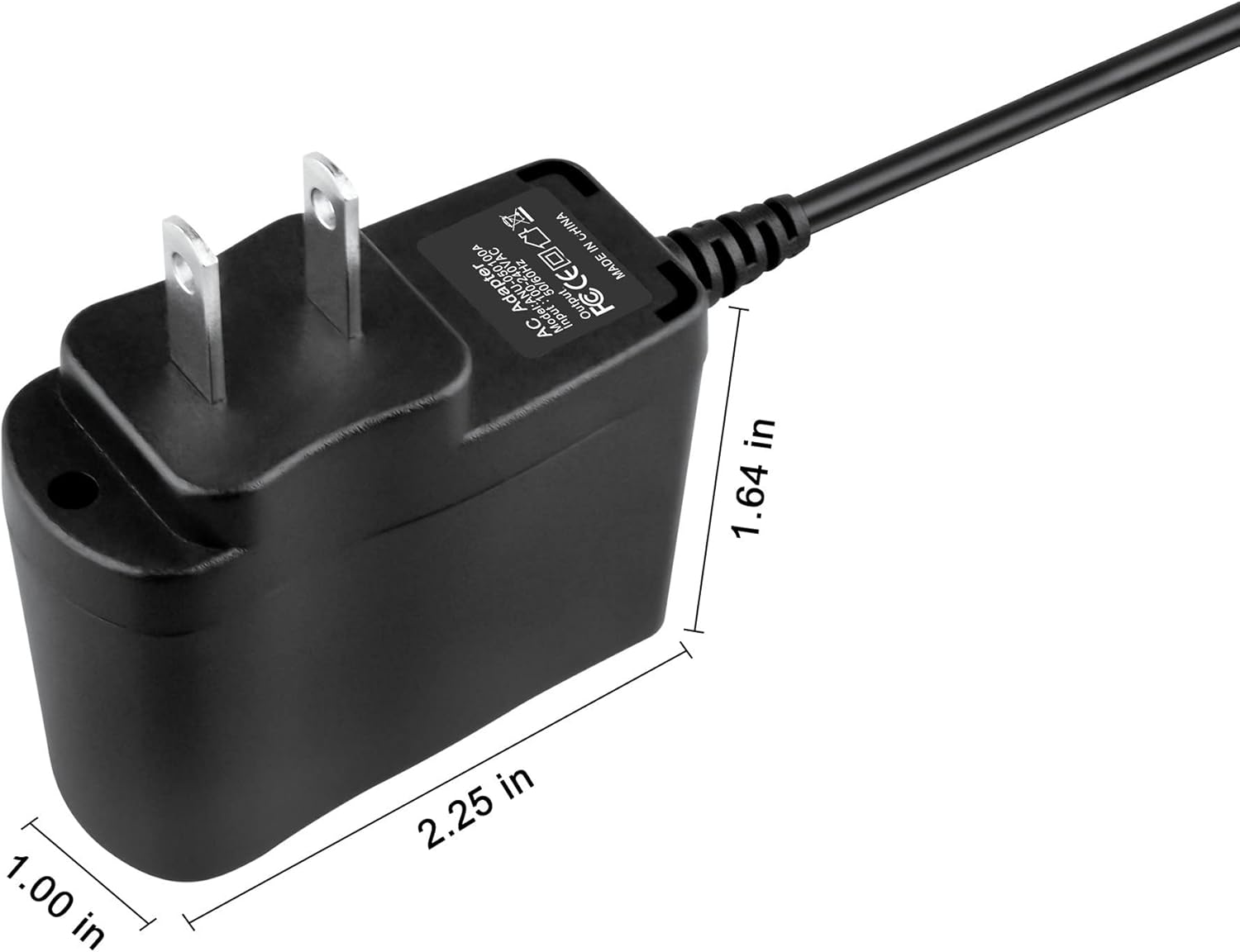 Adaptador de CA compatible con First Alert DW-700 D-520 cargador de cámara fuente de alimentación