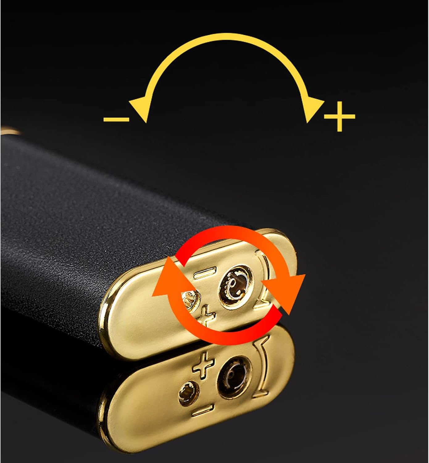Encendedor de gas, encendedor de doble llama, cocodrilo de metal resistente al viento, antorcha de gas y butano, encendedor de cigarrillos para