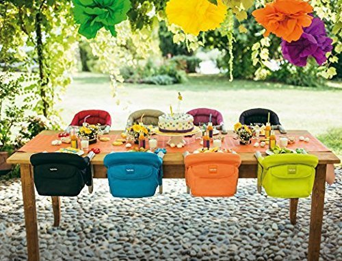 Inglesina – Fast Table Chair con bandeja Fast Tray silla alta portátil con gancho para bebés y niños pequeños, asiento elevador de viaje que no