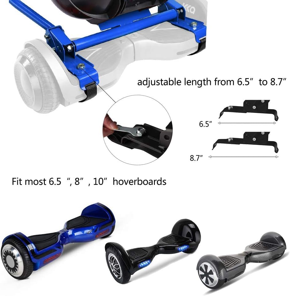 Accesorio de asiento para aeropatineta, para aeropatinetas de 6.5 pulgadas, 8 pulgadas, 10 pulgadas, carrito de hover para niños y adultos,