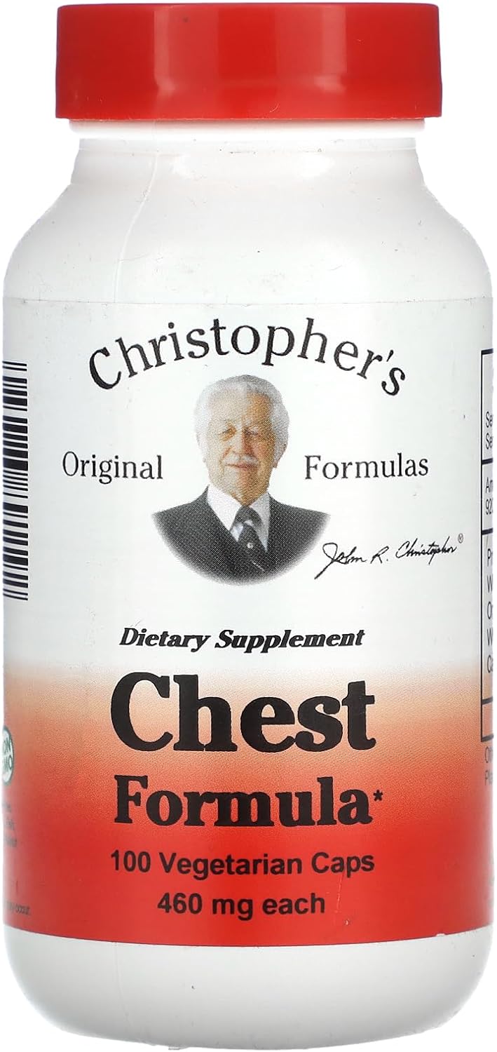 Christopher’s Original Formulas – Fórmula para el pecho, 460 mg, 100 cápsulas vegetarianas
