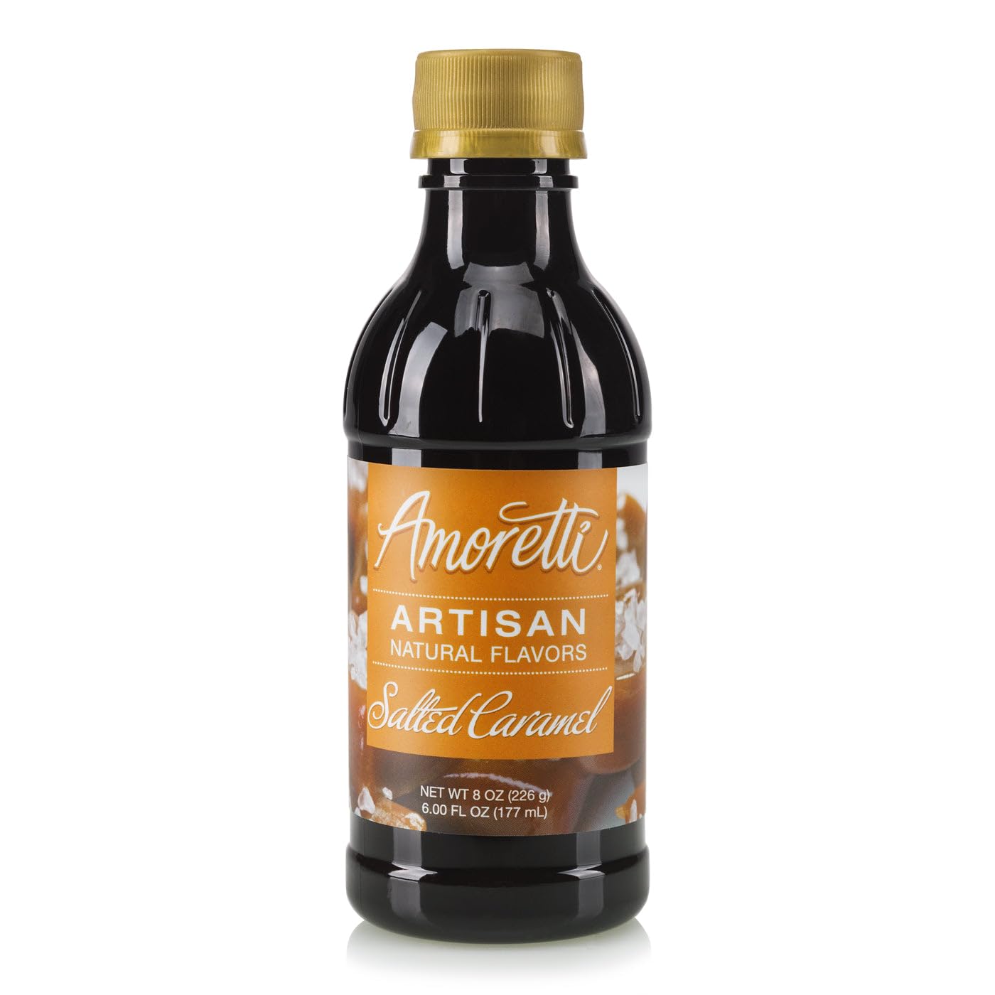 Amoretti – Sabor artesanal de caramelo salado natural 2.2 libras – Uso en aplicaciones de pastelería, salados, elaboración de cerveza y helado, sin