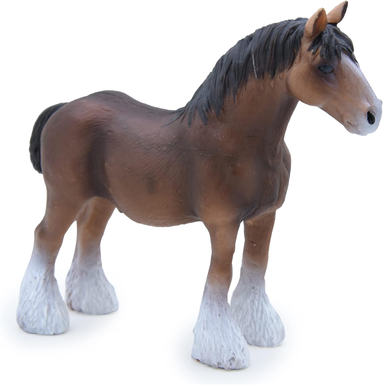MODEBESO Juego de figuras de animales realistas, figuras de caballos, figuras de caballo pintadas a mano, juguete educativo, decoración de tartas,