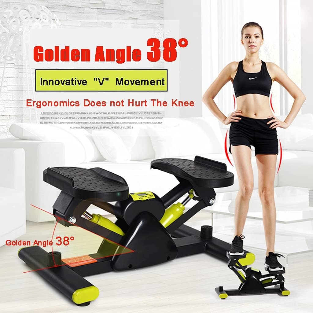 Steppers para ejercicio ejercicio máquina de pasos con monitor LCD Máquina paso a paso Fitness Aeróbico Stepper Pequeño y compacto Equipo de
