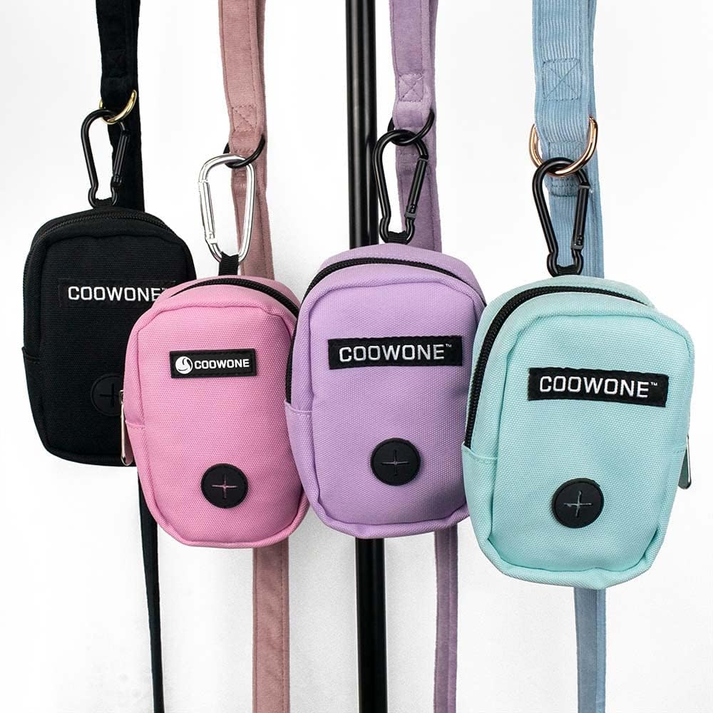 COOWONE Bolsa de golosinas para perros con clip, bolsas de golosinas para entrenamiento de mascotas, bolsa de golosinas para perros pequeños, bolsa