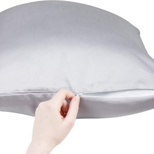 Funda de almohada para piel propensa al acné, funda de almohada con infusión de cobre antiacné, 1 unidad, funda de almohada Vegan Silk probada por Funda de almohada para piel propensa al acné, funda de almohada con infusión de cobre antiacné, 1 unidad, funda de almohada Vegan Silk probada por