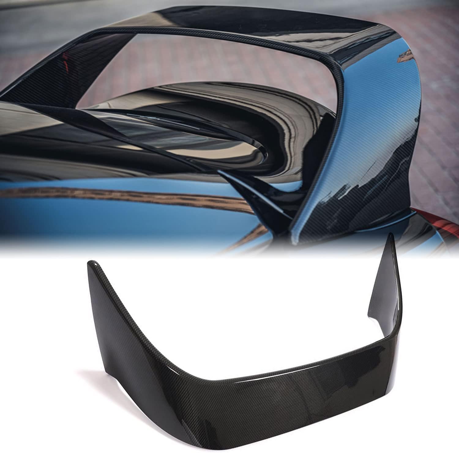Alerón trasero de fibra de carbono A90 para Toyota Supra A90 2019-2021 Moldeo de autoclave de salida de fábrica, alerón de borde trasero para