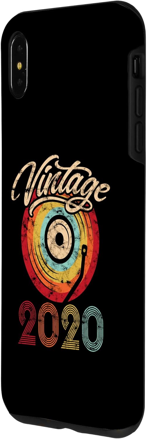 iPhone XS Max Birthday Vinyl Vintage 2020 Retro Record LP Case
