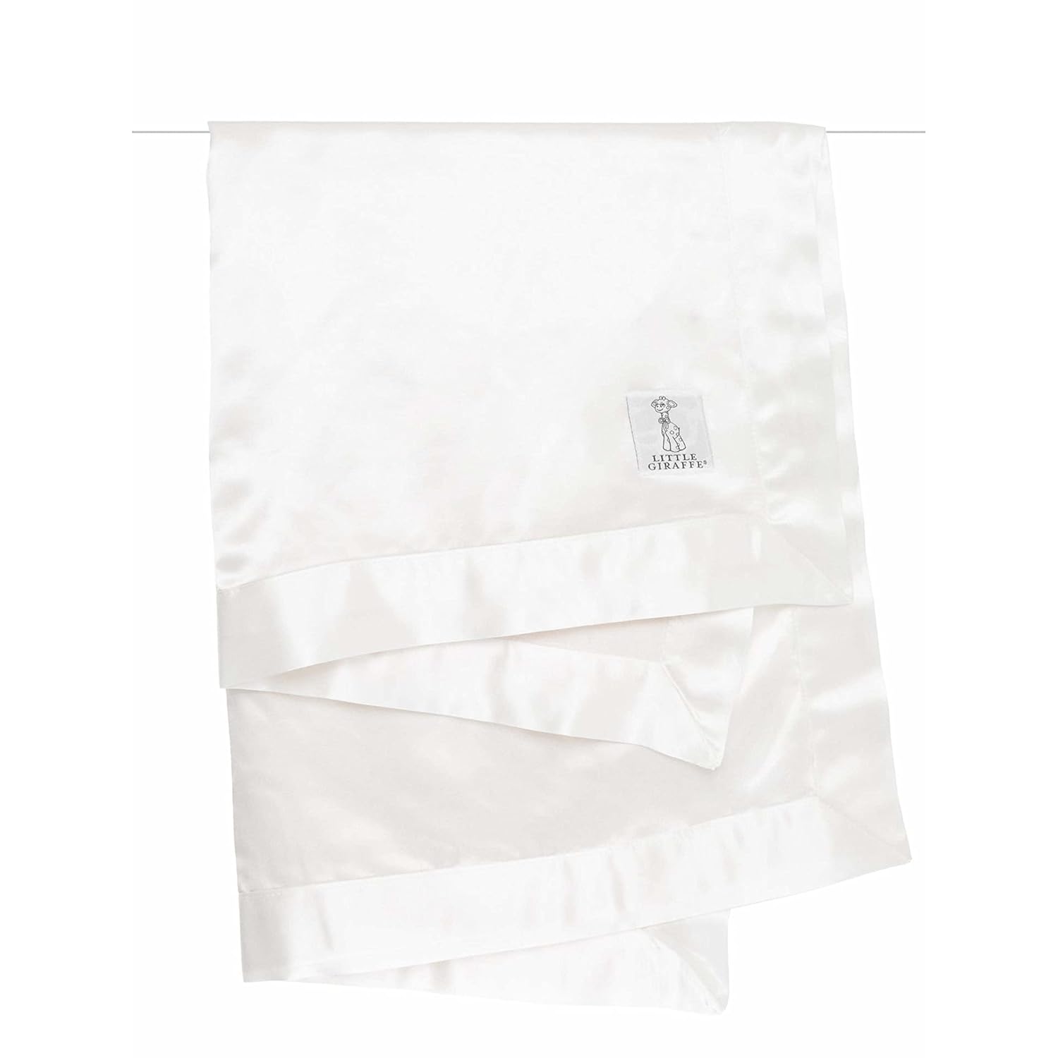 Little Giraffe Manta de bebé  Manta suave de terciopelo con ribete satinado  Manta para cochecito de bebé  Artículos esenciales para bebé recién