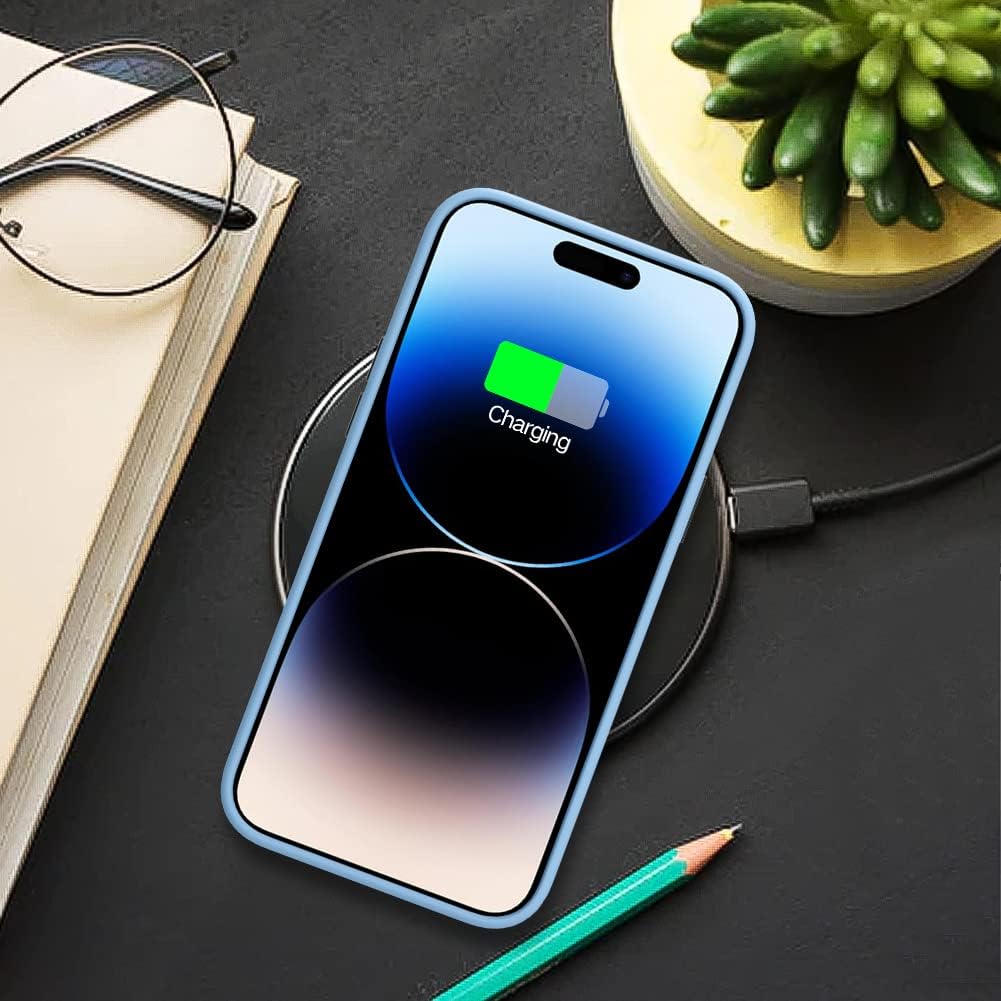 ZIYE Funda magnética para iPhone 13 Pro Max compatible con MagSafe, agradable a la piel, con protección de cámara, funda protectora de TPU de lujo,