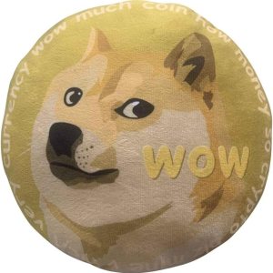 Almohadas Dogecoin  Almohada redonda de peluche criptográfico de BlockCraft.Compra almohada de felpa Doge de 12.6 in Almohadas Dogecoin  Almohada redonda de peluche criptográfico de BlockCraft.Compra almohada de felpa Doge de 12.6 in