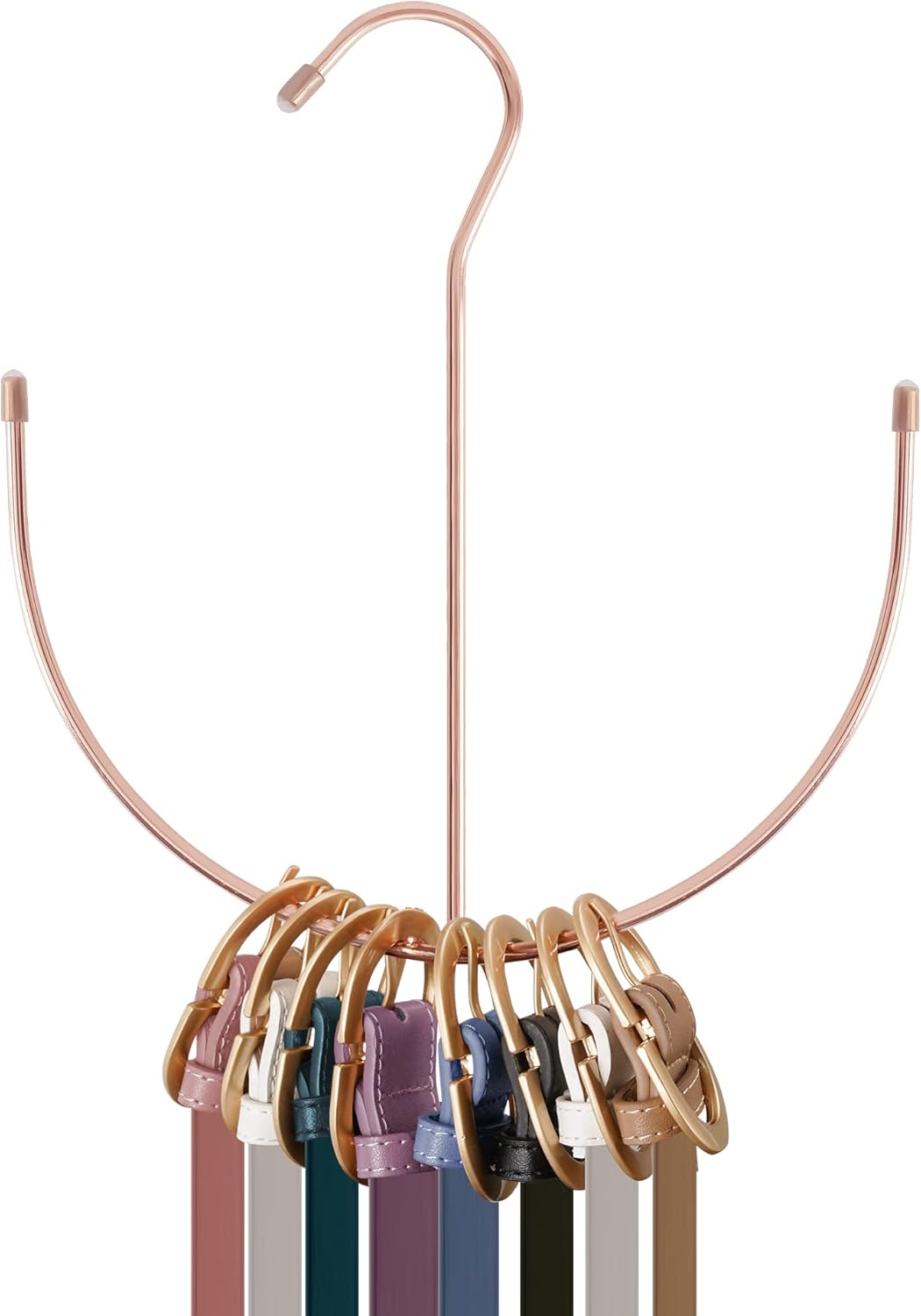 ZEDODIER Perchas para cinturón, organizador de accesorios de armario, organizador de armario para cinturón, corbatas, bufandas, camisolas,