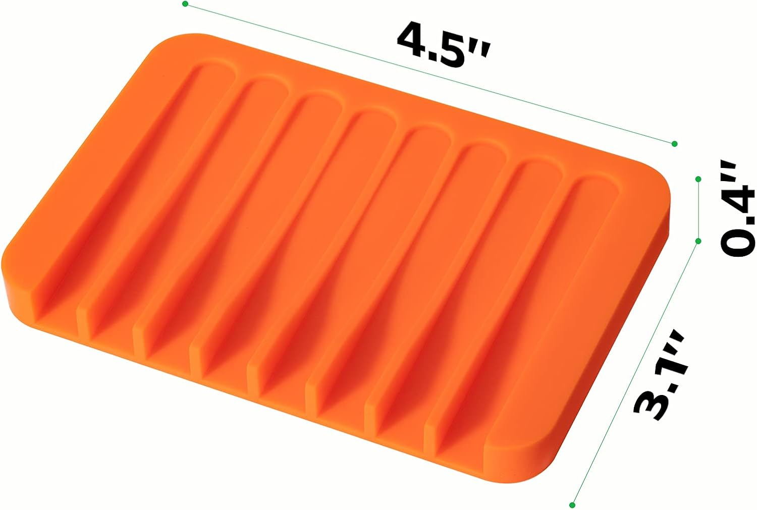 Urbanstrive Jabonera para ducha, cascada, jabonera para baño, cocina, encimera, silicona flexible, mantiene las barras de jabón secas, fácil