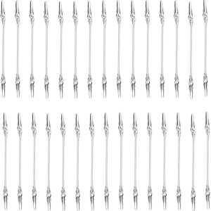 30 piezas de clip de cocodrilo de doble cabeza para fotos, fotos, notas, clips de alambre de metal, abrazaderas para bricolaje5 pulgadas (5.039 in) 30 piezas de clip de cocodrilo de doble cabeza para fotos, fotos, notas, clips de alambre de metal, abrazaderas para bricolaje5 pulgadas (5.039 in)