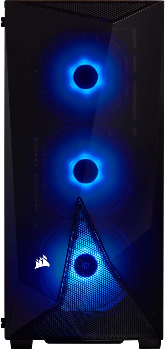 Corsair Carbide Series SPEC-DELTA RGB Mid-Tower ATX Estuche para juegos, vidrio templado
