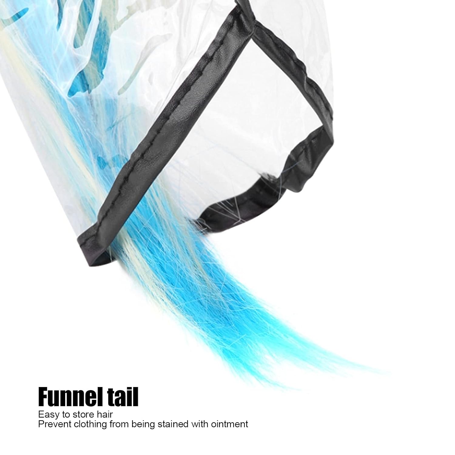 Embudo para el cabello para posición vertical Lavadochampúteñido Cómodos Tratamientos Capilares Teñido Embudo Sellado Casero Salon Champú Lavado