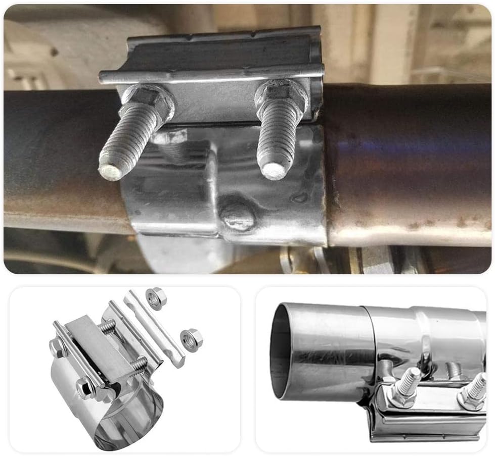 Abrazadera de escape de acero inoxidable, abrazadera de silenciador de banda de regazo de acero inoxidable, abrazadera de reparación de tubería