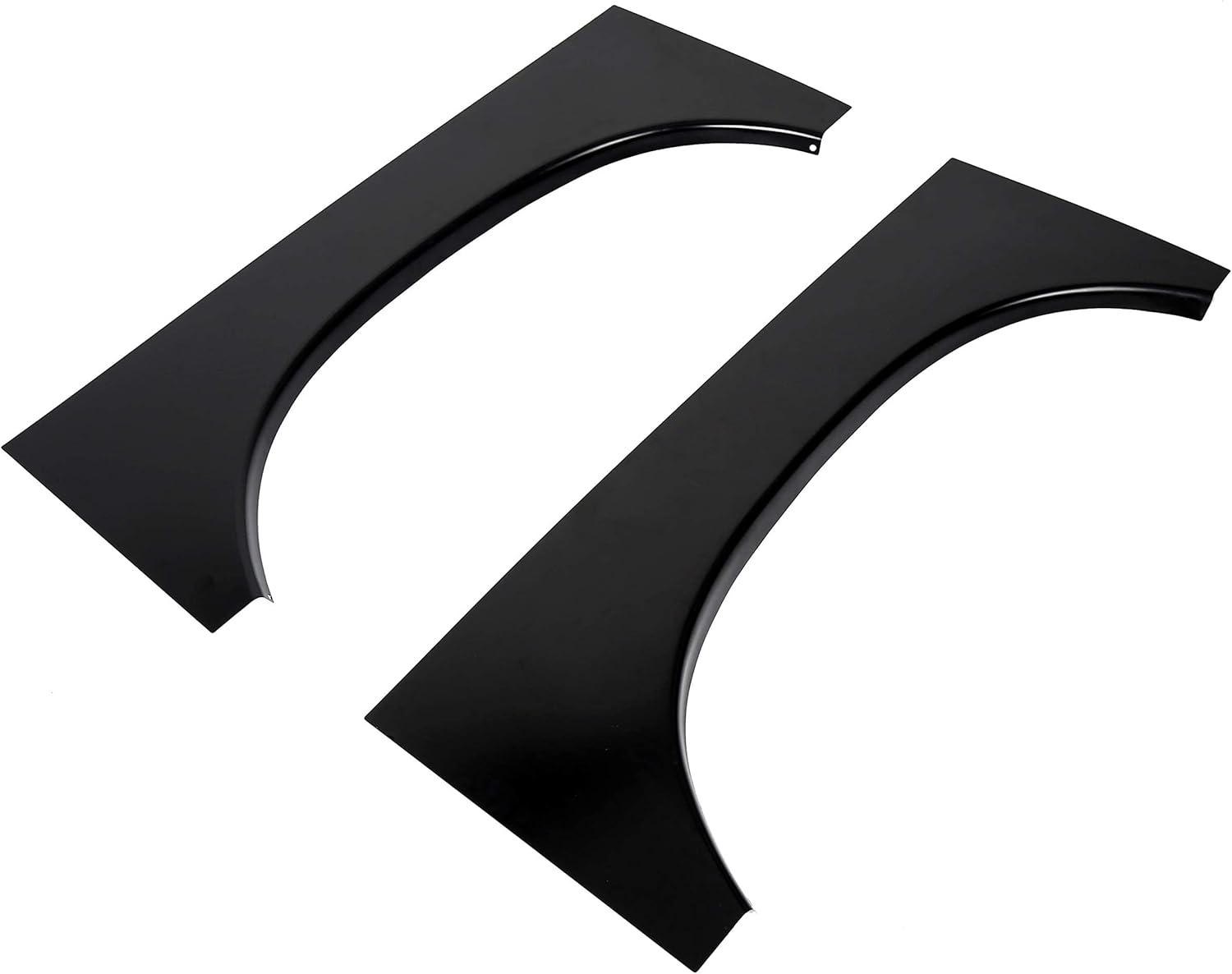 ECOTRIC Juego de pares de reparación de arco de rueda trasera superior compatible con Dodge Ram 1500 2002-2008 y Dodge Ram 2500 3500 2003-2009