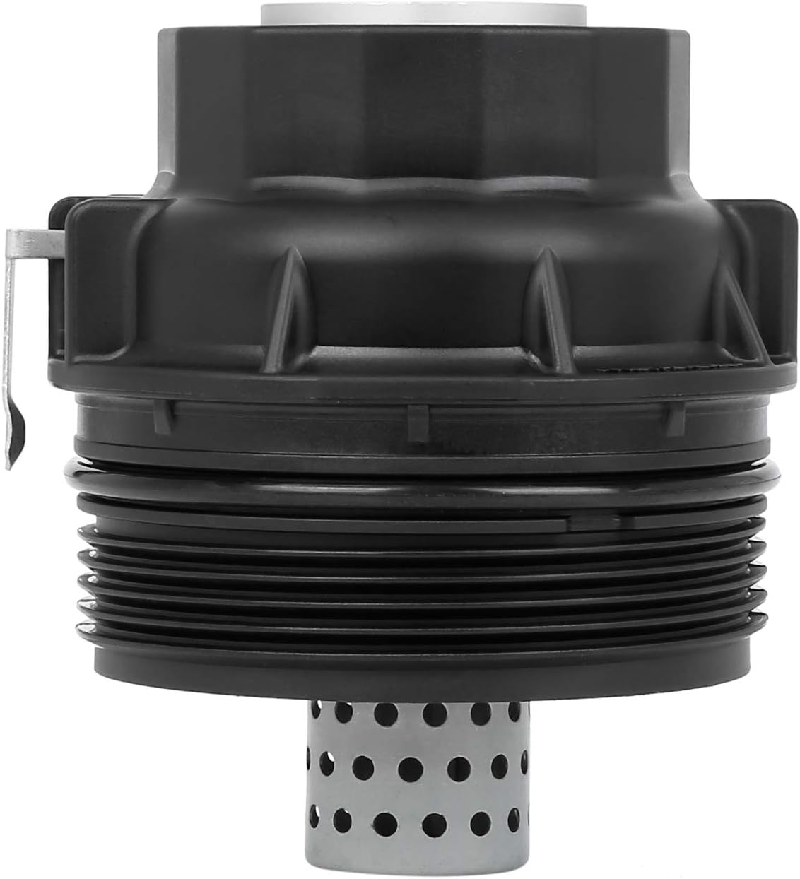 X AUTOHAUX Tapa de filtro de aceite negra 15650-38020 repuesto para Toyota 4Runner FJ Tundra para Lexus