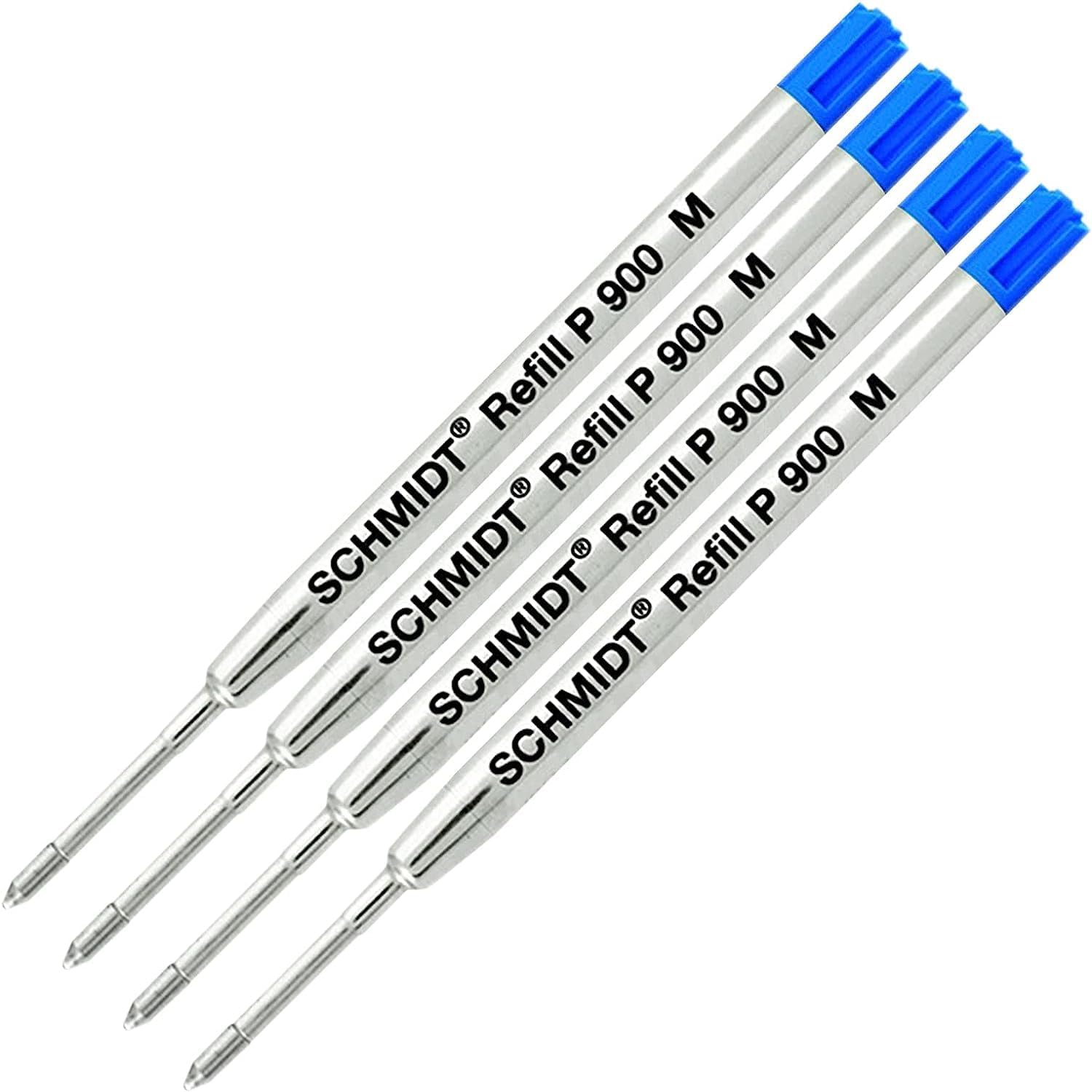 Parker Style – Recambios medianos para bolígrafos (4 unidades), color negro