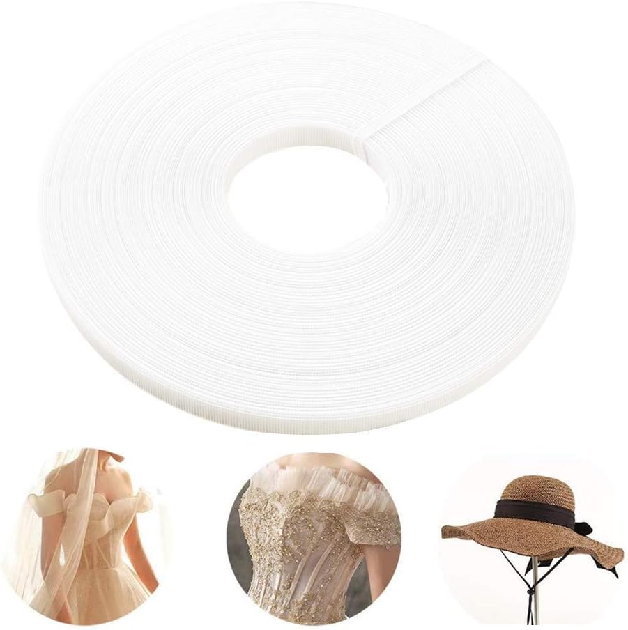 Abbaoww 50 yardas de ancho de poliéster de alta densidad para coser vestido de boda, corsé, vestido de fiesta, lencería, gorra de lactancia, color