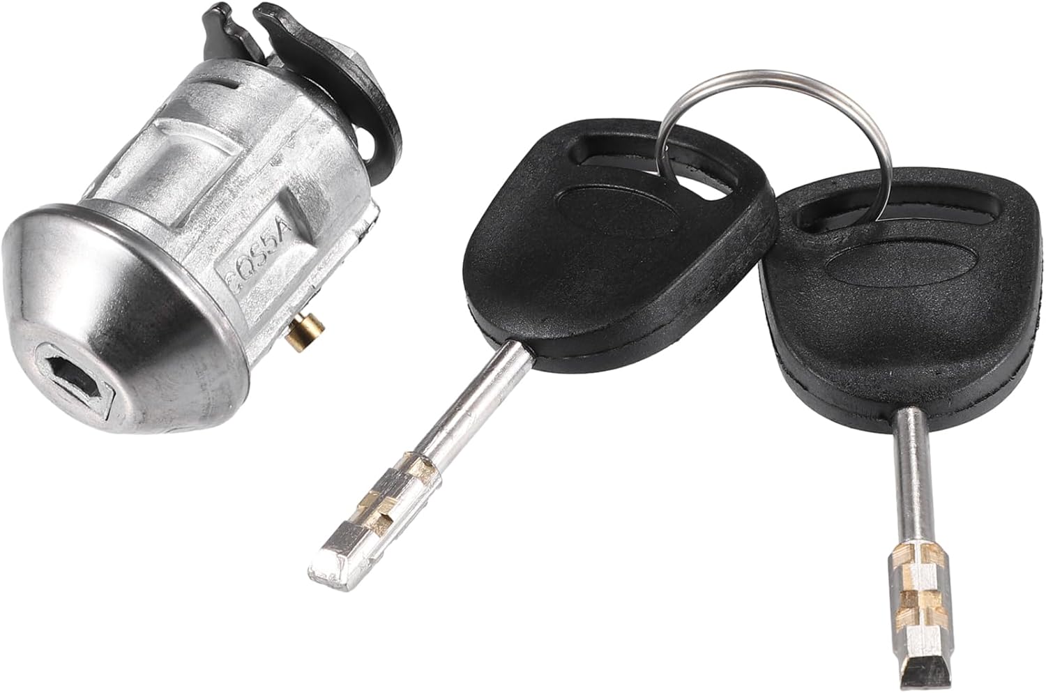 uxcell No.9T1Z-11582-A Interruptor de encendido Cilindro de bloqueo con 2 llaves para Ford Transit Connect 2.0L L4 Gas 2010-2013 NO Transpondedor