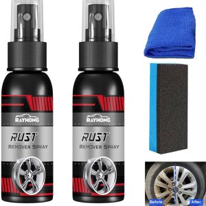 Rayhong – Agente de renovación de cubo de rueda multifuncional, 2 unidades, aerosol removedor de óxido de metal, removedor de óxido de metal Rayhong – Agente de renovación de cubo de rueda multifuncional, 2 unidades, aerosol removedor de óxido de metal, removedor de óxido de metal