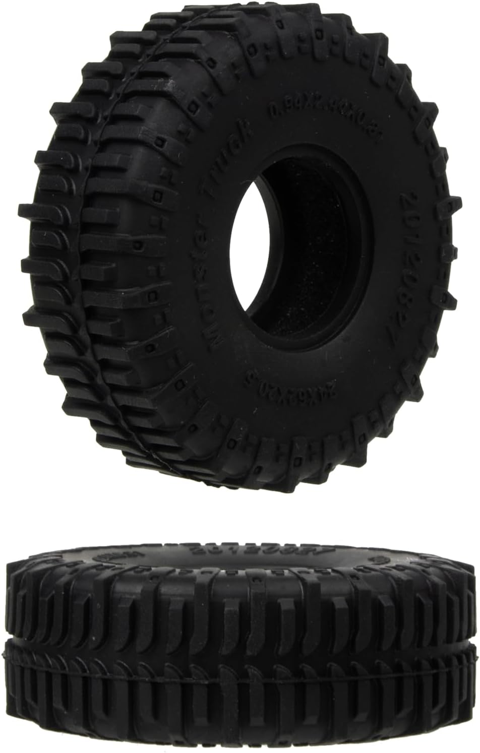 1.0 Neumáticos-S5 Swamp Claw Mud Terrain Crawler Neumáticos de goma suave para 118 TRX4M 124 AX24 SCX24 FCX24 RC Crawler Car Upgrades