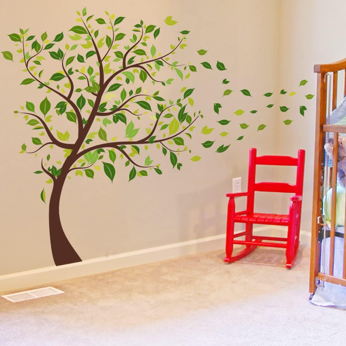 Calcomanías de pared grandes para sala de estar, calcomanías de pared de árbol gigante para dormitorio, calcomanías de vinilo extraíbles, decoración