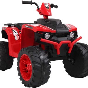 ATV para niños, vehículo eléctrico de doble unidad de 12 V con batería – Coche de juguete motorizado de 4 ruedas para 3 a 7 años – Vehículo todo ATV para niños, vehículo eléctrico de doble unidad de 12 V con batería – Coche de juguete motorizado de 4 ruedas para 3 a 7 años – Vehículo todo