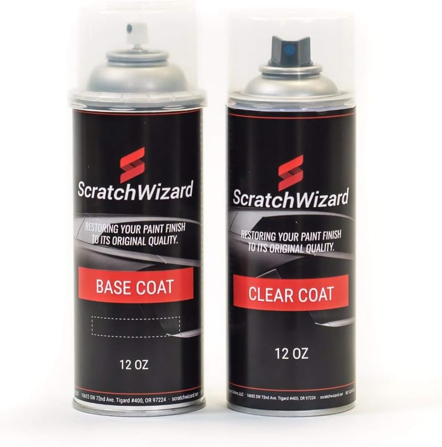 Automotive Spray Paint intended for Aud S6 2011 (LY8X4J) Havanna Black Metallic (Spray Paint + Clear Coat)