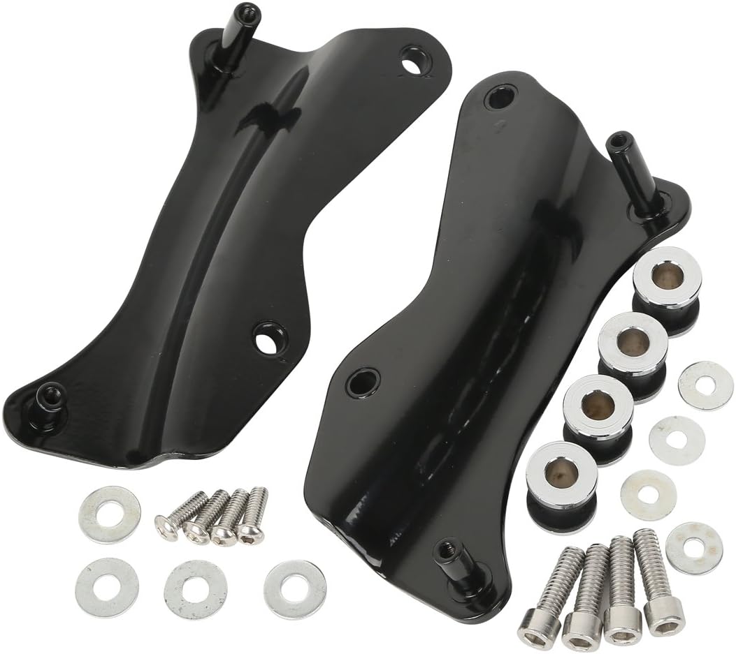 Respaldo desmontable TCMT para pasajero con portaequipajes y kit de accesorios de acoplamiento de 4 puntos para Harley Touring 2009-2020