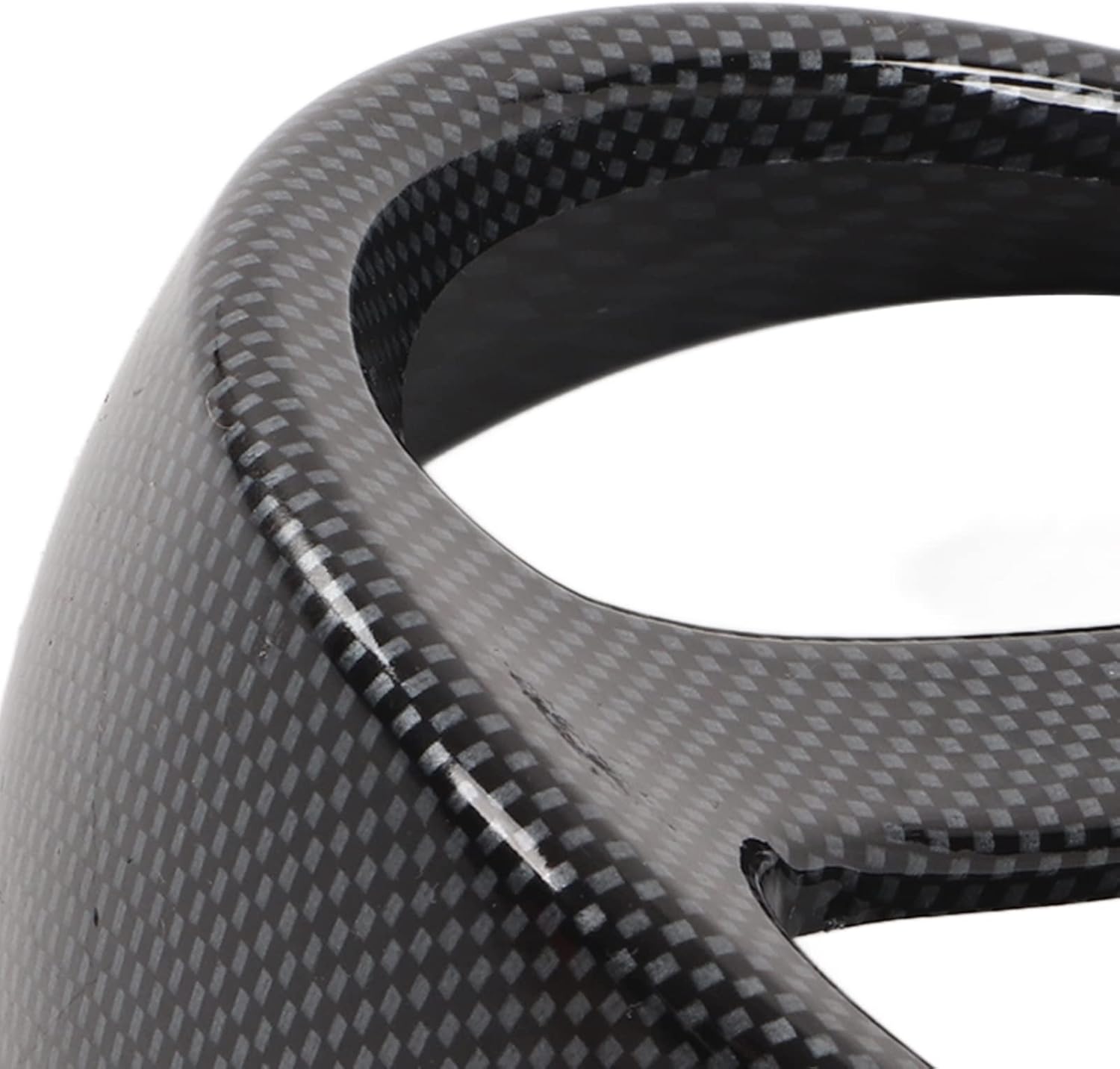 Acouto Cubierta de pala de aire para motocicleta, cubierta de ventilador de refrigeración de motor de motocicleta, reemplazo de estilo de fibra de
