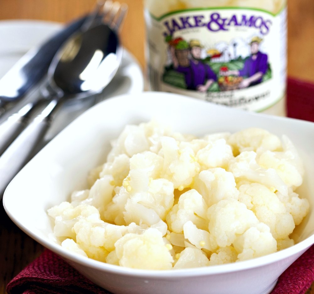Jake & Amos – Coliflor dulce en escabeche2 tarros de 16 onzas